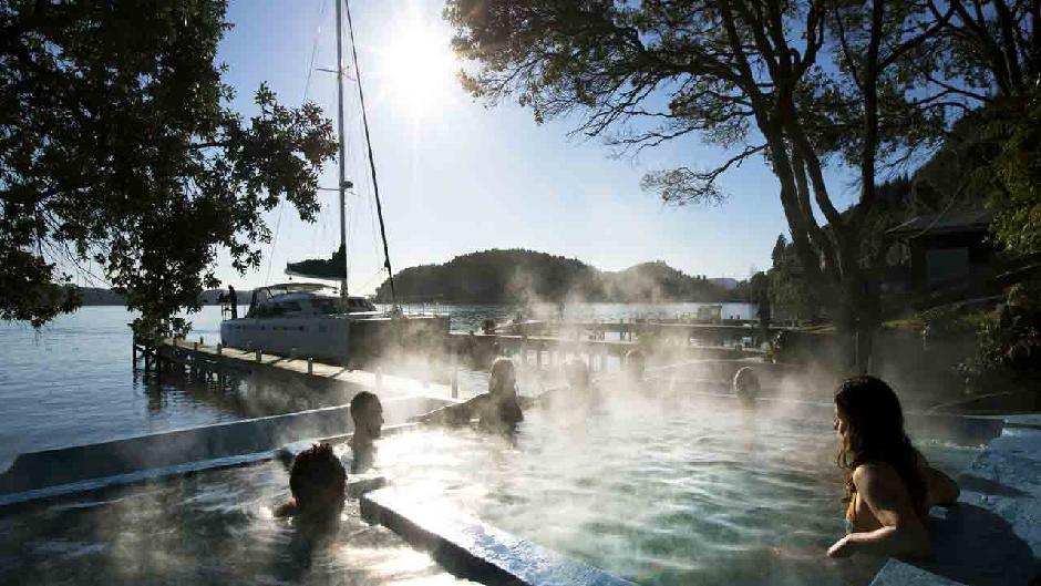 Experience the magic of Lake Rotoiti as you take a cruise to discover its cultural gems and geothermal hot pools!