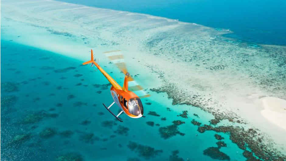 Experience stunning views over the islands, cays and coral jewels of the inner Great Barrier Reef with ZOOM Helicopters!