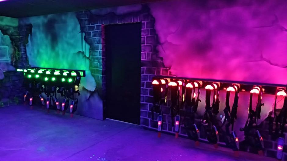 Challenge your mates to an exciting game of Laser Tag at Megazone Silverdale! 