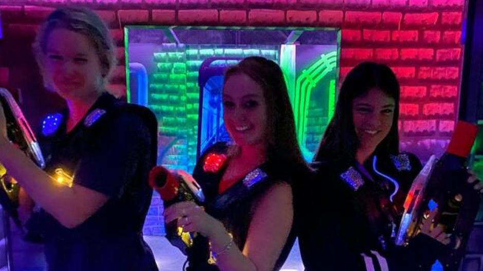 Challenge your mates to an exciting game of Laser Tag at Megazone Silverdale! 