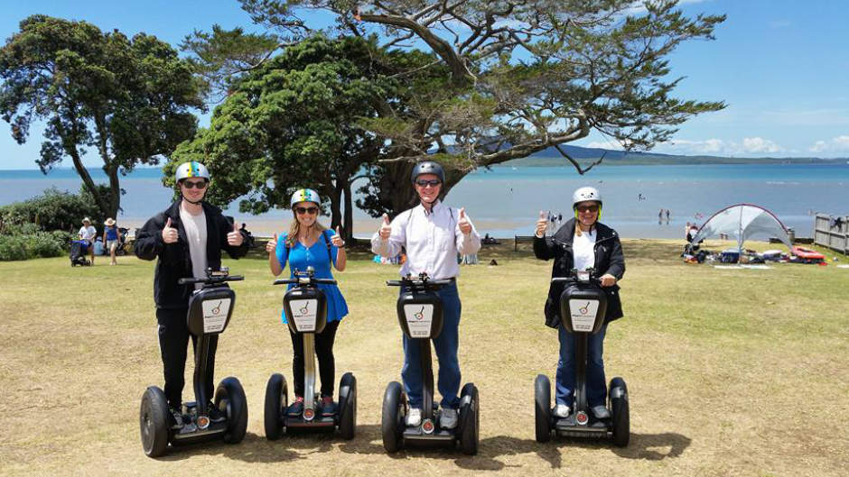 Segways at Rest while we Explore