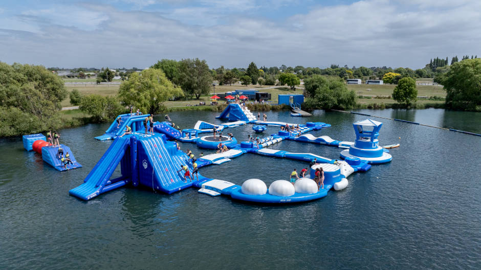 Release your inner child and let loose at Aqualand - New Zealand's newest inflatable waterpark!