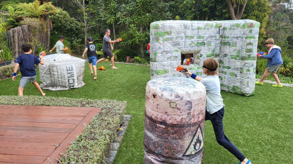 Host a party your friends will never forget with a Nerfun War Party!