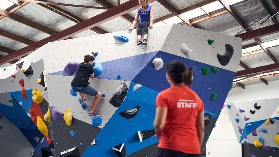 Get hours of world class indoor bouldering fun for all ages and levels of experience at Northern Rocks! 