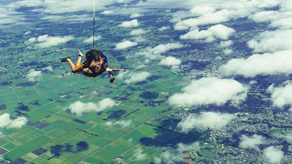 Experience the ultimate thrill and soak up the views above Hamilton with this 12,000ft skydive! 
