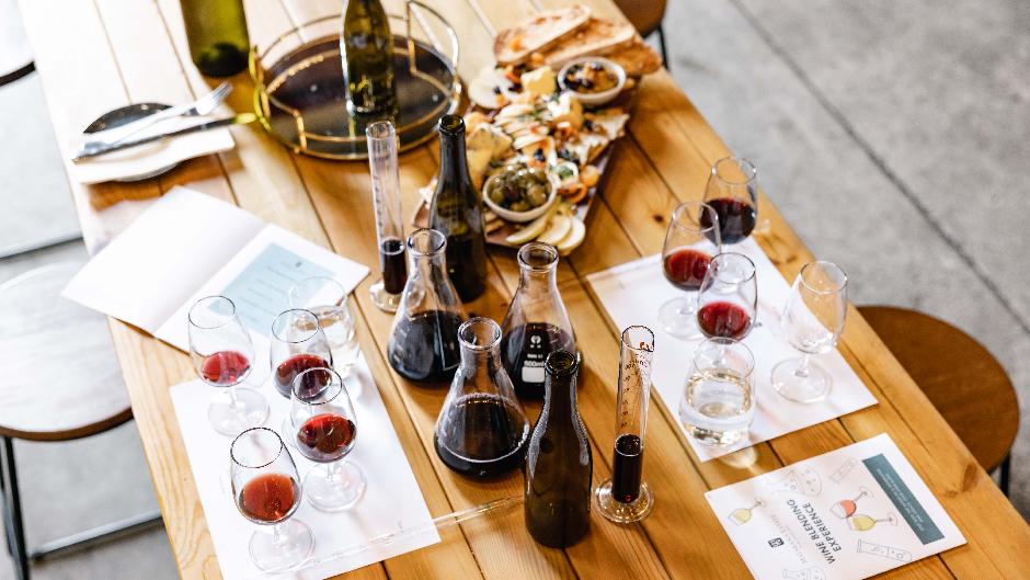 Step into the shoes of a winemaker as you experience blending your very own wine at Matakana Estate