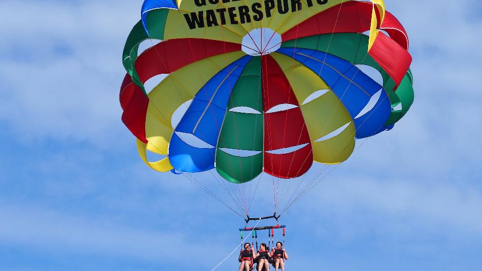 The only Triple Parasail departing from Surfers Paradise.  Quality experience quality equipment, quality standards. Jump aboard for a 1.5hrs boat ride with your 2 besties or family members. 