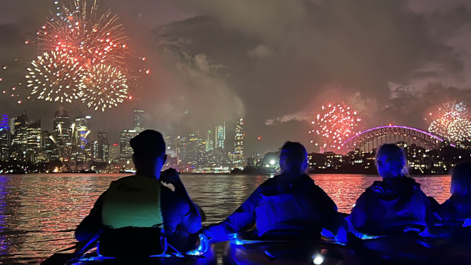 Enjoy a unique experience paddling in lit-up kayaks cruising around the Sydney Harbour
