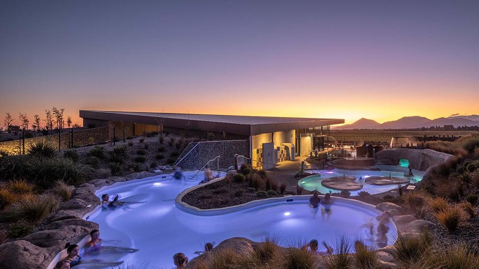 Relax and enjoy the adult-exclusive Tranquility Pools at Ōpuke Thermal Pools & Spa 