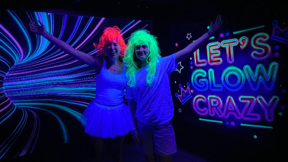 Glow in the Dark Neon Cave - Things to do in Rotorua at Wonderworld