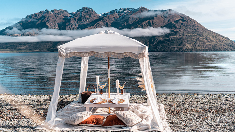 Indulge in a curated selection of local food and beverages while enjoying the stunning beauty of Queenstown