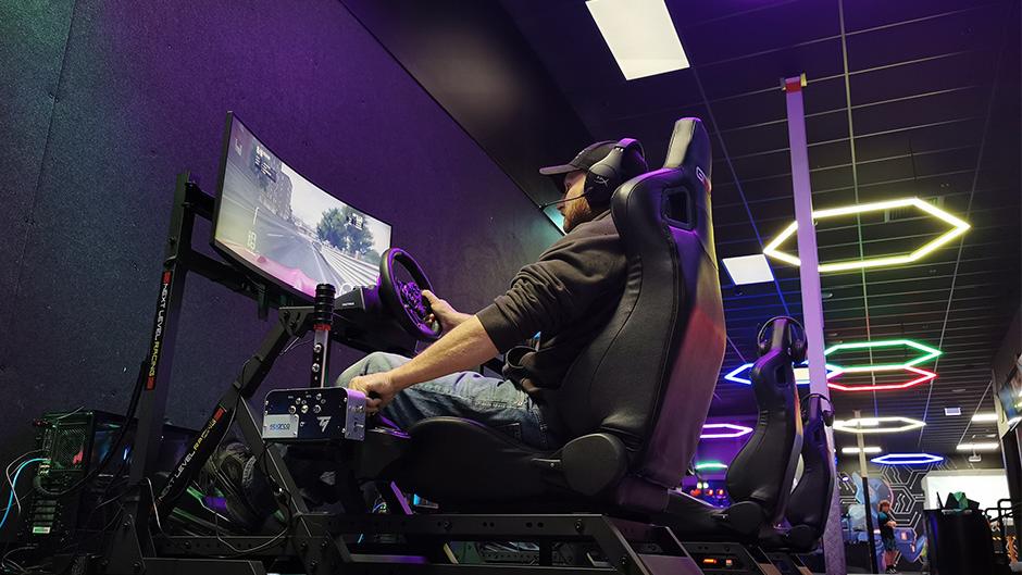Experience the ride of your life with an action-packed racing simulator ride! 