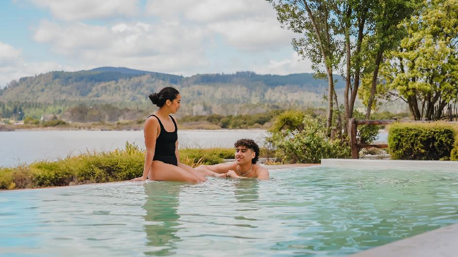 Relax and rejuvenate as you enjoy the soothing healing benefits of the Pavilion Pools reserved for Adults and young adults 12+ only.