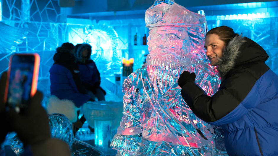 Enjoy a night out in a Scandinavian-inspired cocktail lounge built from over 25 tonnes of hand-carved, glass-like ice architecture!