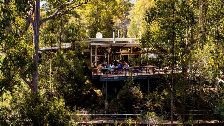 Drive through the beautiful countryside of famous orchards, explore caves, walk among loft treetops, and more in the stunning Hobart region.