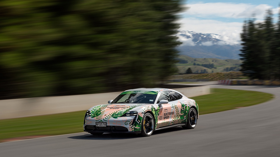 Enjoy the ultimate electrified speed experience with the Porsche Taycan Takeoff at Highlands Motorsport Park!