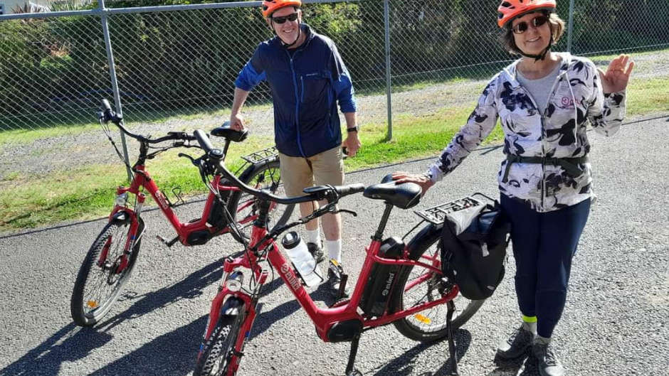 Experience the laid-back charm of the Hauraki Rail Trail with our E-bike rental