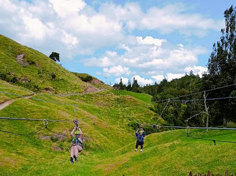 Zip line fun