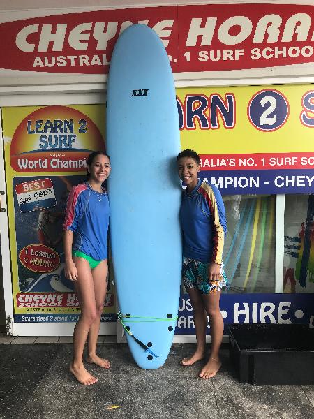 Great 1st surf lesson 