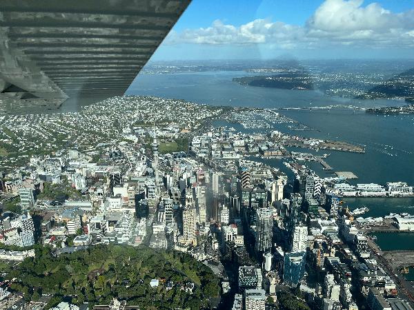 Great Auckland scenic flight