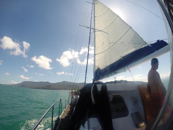 Sailing back to Cairns