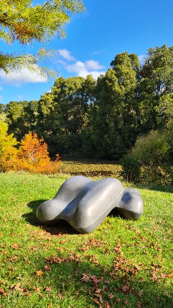 Sculpture garden walk