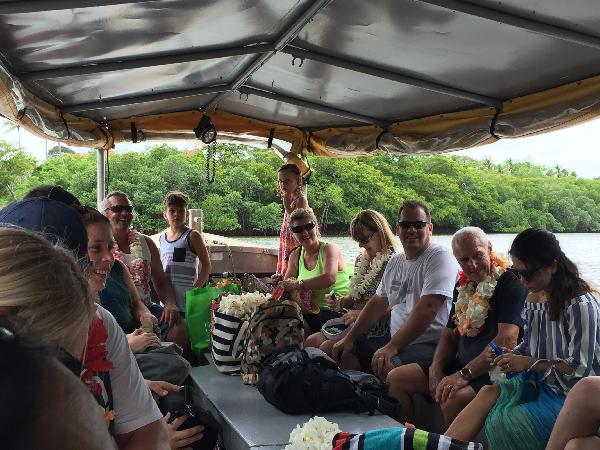 Boat journey to Robinson Crusoe island