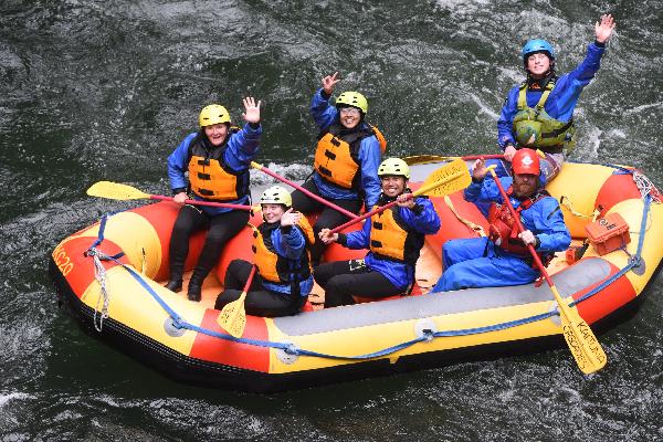 Best and Awesome Rafting with Ollie and Blue.