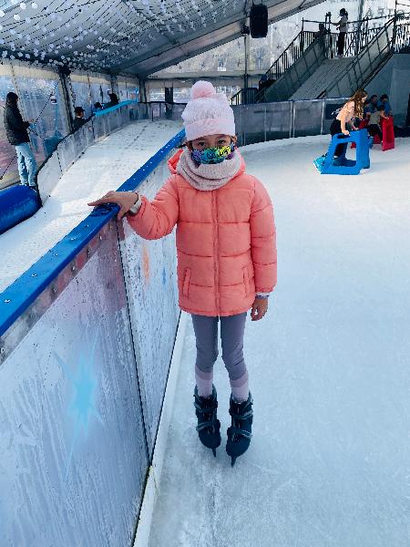 First ice skating experience 