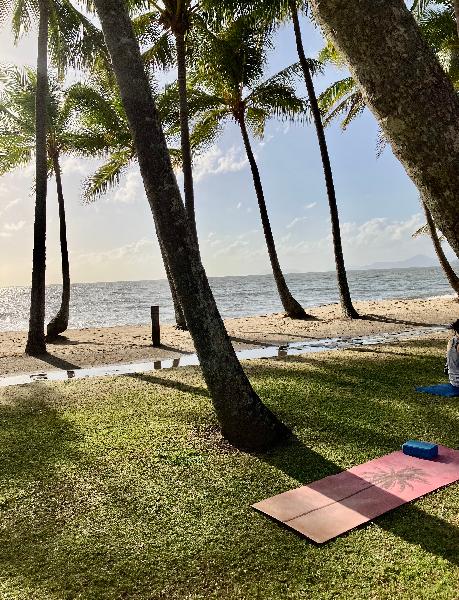 Relaxing yoga with most amazing view !