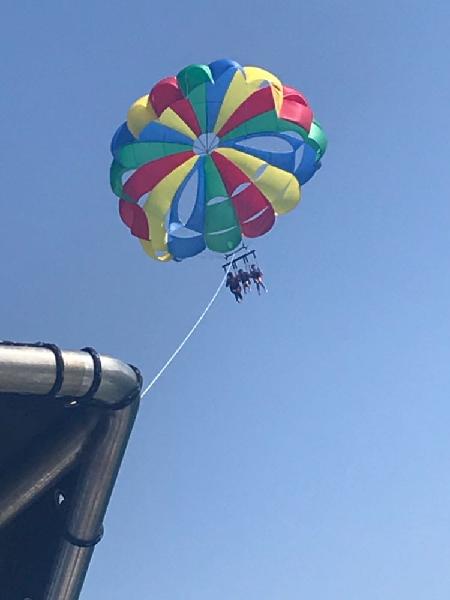 Awesome day Parasailing.