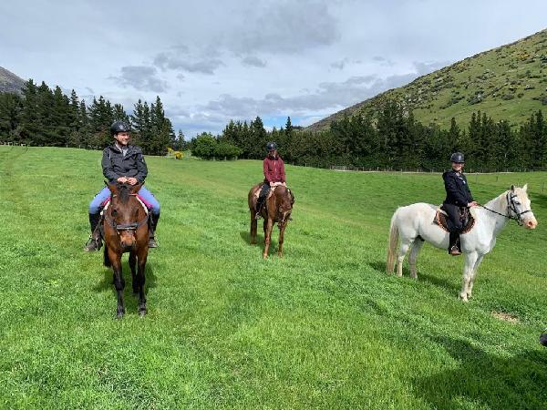 Awesome first time horseriding with great view