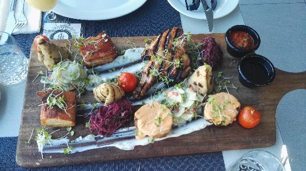 Actual platter. YUM