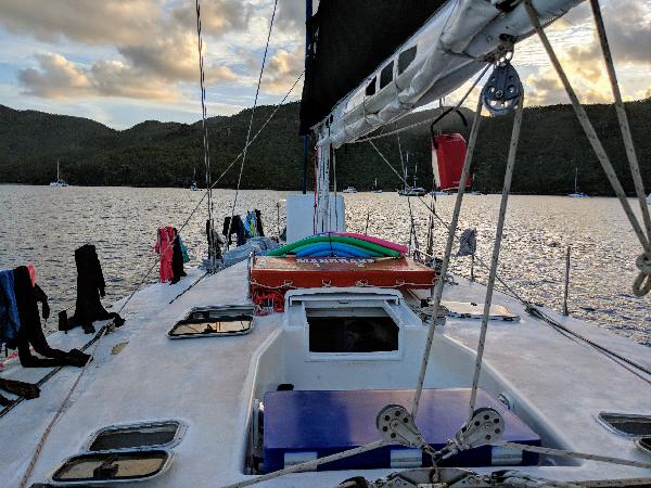 Relaxed sailing trip