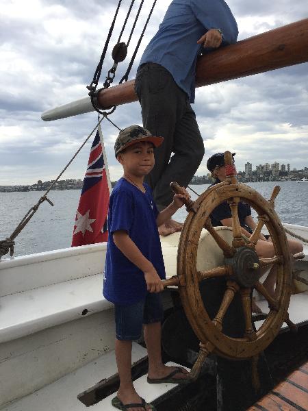 Captain Hunter on Sydney Harbour