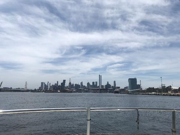 Melbourne from the port. Can’t get this view anywhere else 