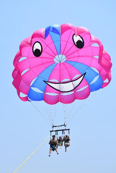 Parasailing and jet boating