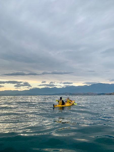 Sunset kayaking 
