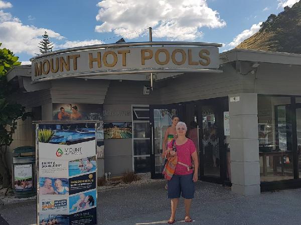 Mum at Mount hot Pools