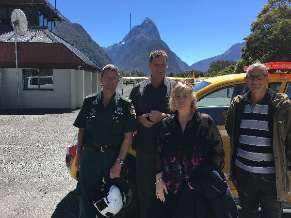Awesome Milford Sound with medical attention care