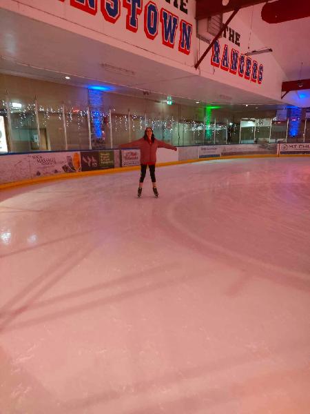 Ice skating 