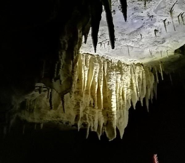Wonderful walk through a cave