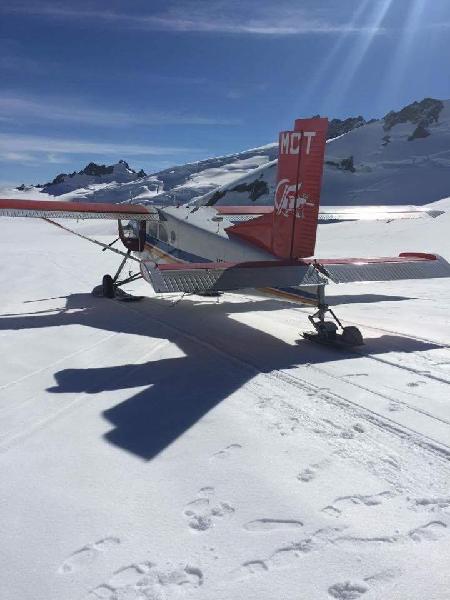 Landing on Franz Josef 