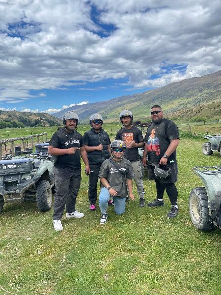 Quad bike with friends 