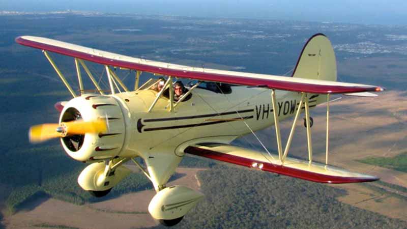 Classic Bi-Plane Scenic Flight - Caloundra - Epic deals and last minute ...