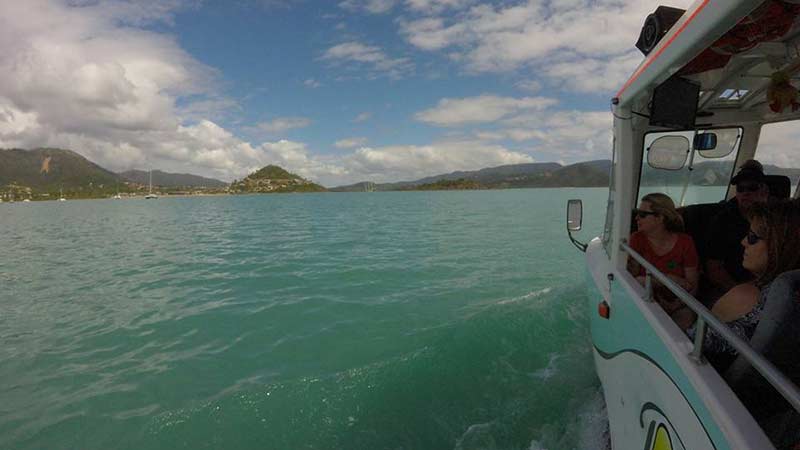 The Perfect way to end the day or begin your evening. Grab some drinks and take a ride the DuckBus around Airlie Beach!